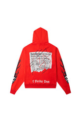 Skeleton Jazz Red Hoodie